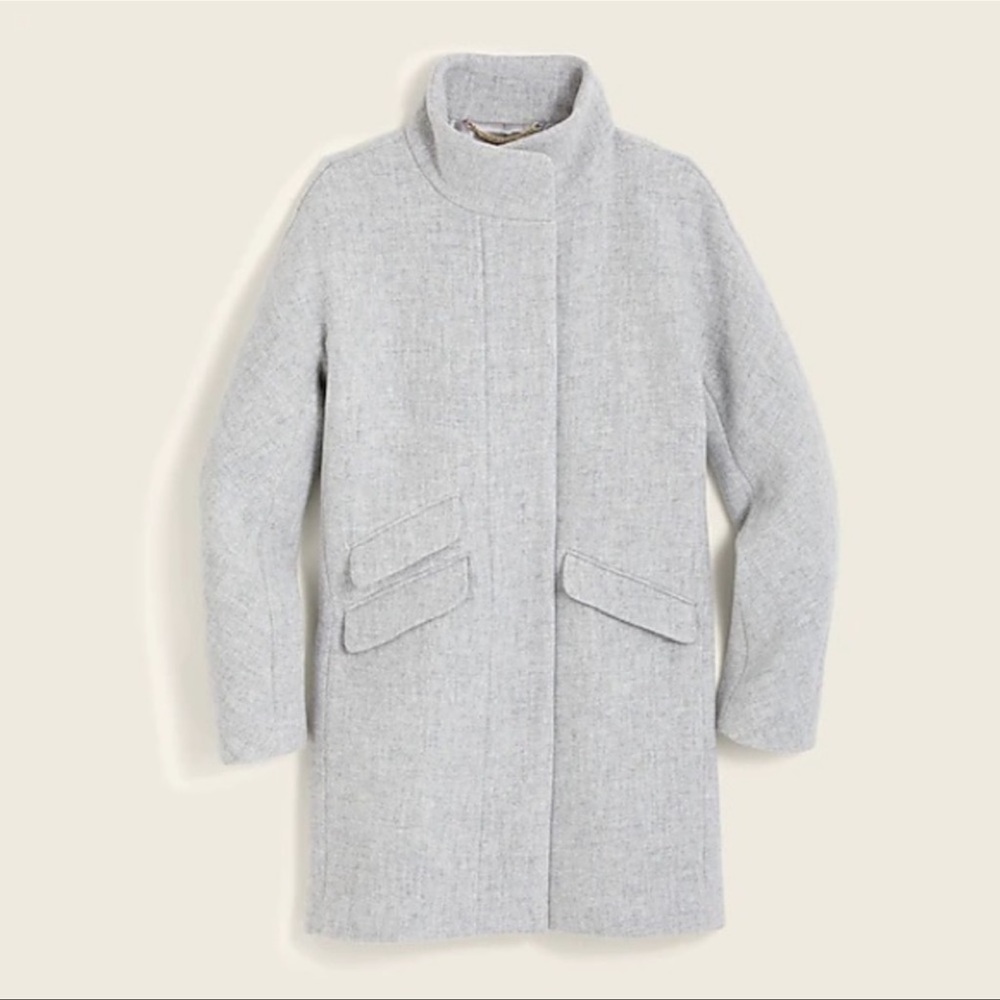 J.Crew Cocoon Jacket - Light Grey